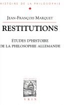 Cover for Restitutions