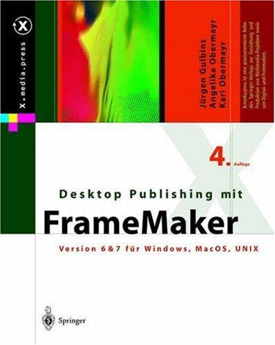 Cover for Desktop Publishing mit FrameMaker