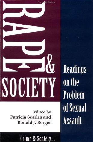 Cover for Rape and Society