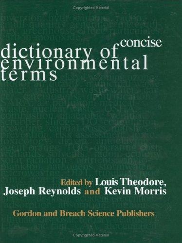 Cover for Concise dictionary of environmental terms