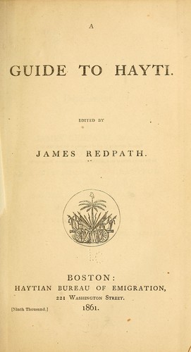 Cover for A guide to Hayti.