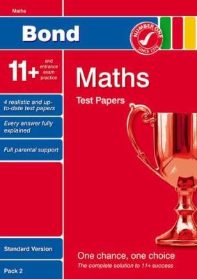 Cover for Bond 11 Test Papers Maths Standard Pack 2
