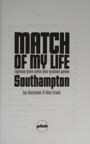 Cover for Southampton Match of My Life