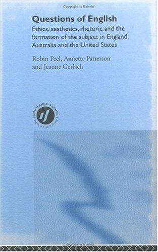 Cover for Questions of English