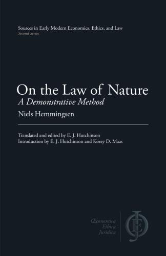 Cover for On the Law of Nature