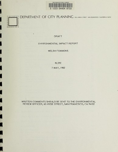 Cover for Welsh Commons