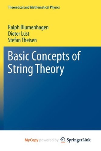 Cover for Basic Concepts of String Theory