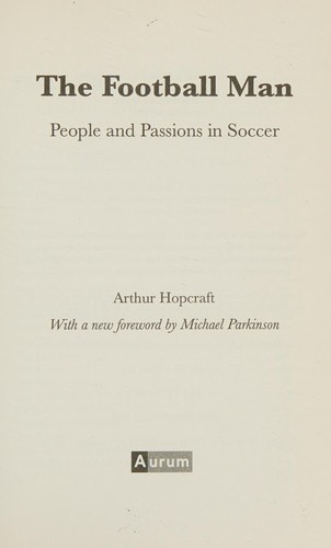 Cover for The football man