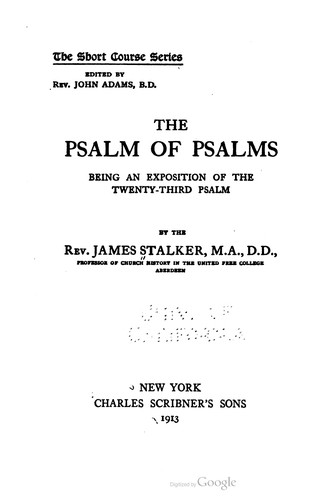 Cover for The Psalm of Psalms