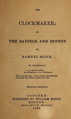 Cover for The clockmaker