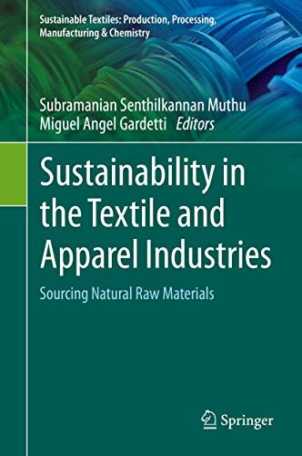 Cover for Sustainability in the Textile and Apparel Industries