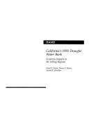 Cover for California's 1991 drought water bank