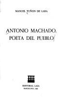 Cover for Antonio Machado, poeta del pueblo