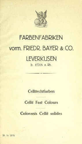 Cover for Cellitechtfarben =