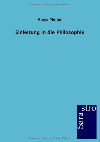 Cover for Einleitung in die Philosophie (German Edition)