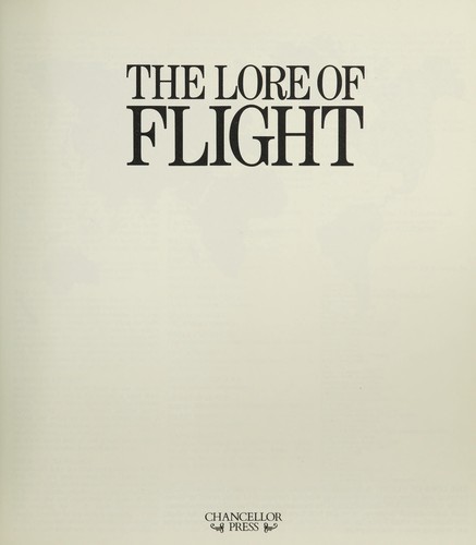 Cover for The Story of flight.