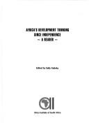 Cover for Africa's Development Thinking Since Independence