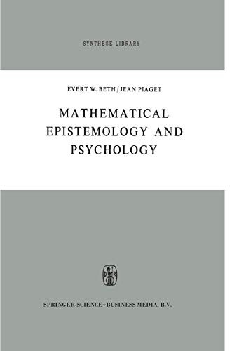 Cover for Mathematical Epistemology and Psychology
