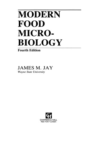 Cover for Modern Food Microbiology