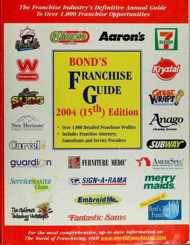 Cover for Bond's franchise guide