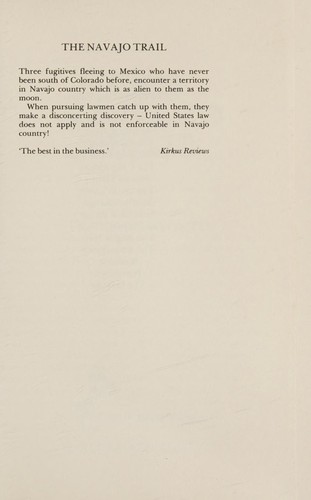 Cover for The Navajo Trail