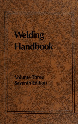 Cover for American Welding Society Welding Handbook, Section 1 Fundamentals of Welding