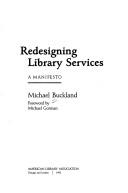 Cover for Redesigning library services