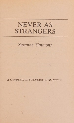 Cover for Never as Strangers