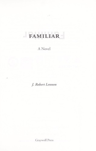 Cover for Familiar