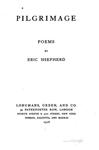 Cover for Pilgrimage