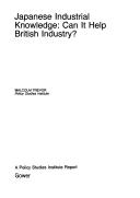 Cover for Japanese industrial knowledge
