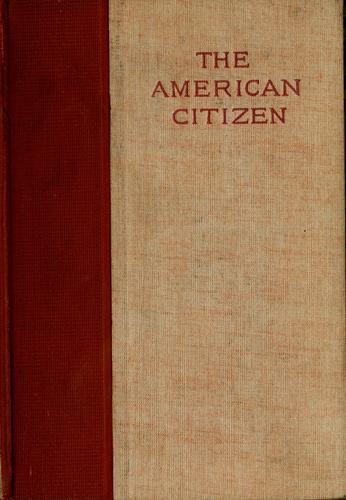 Cover for The American citizen.