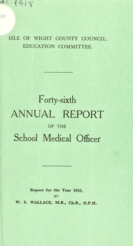 Cover for [Report 1953]