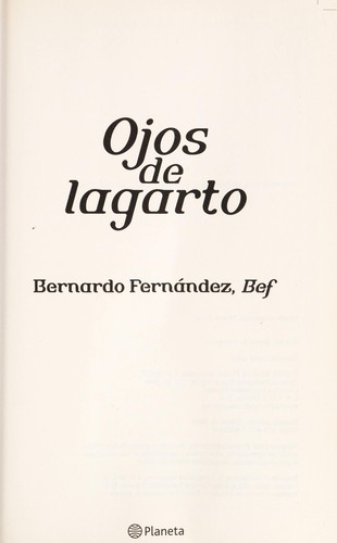 Cover for Ojos de lagarto