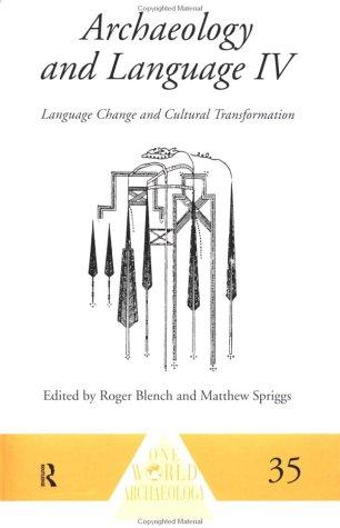 Cover for Archaeology and Language IV