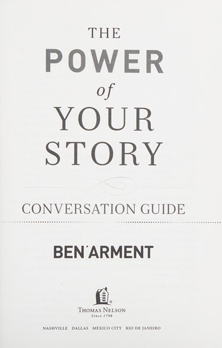 Cover for Power of Your Story Conversation Guide