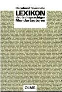 Cover for Lexikon deutschsprachiger Mundartautoren