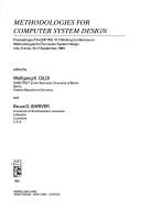 Cover for Methodologies for computer system design