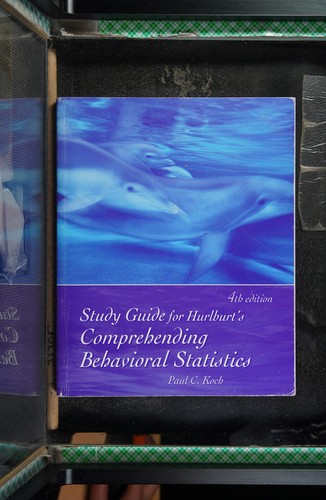 Cover for SG Comprehend Beh Stats