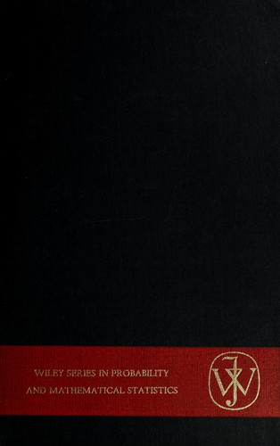 Cover for Applied regression analysis