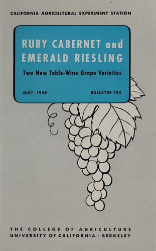 Cover for Ruby Cabernet and Emerald Riesling