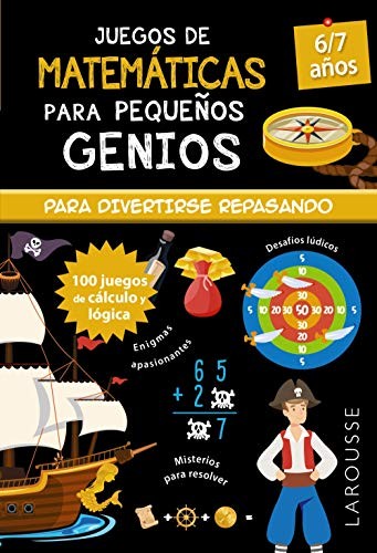 Cover for Juegos de matemáticas para pequeños genios 6-7 años