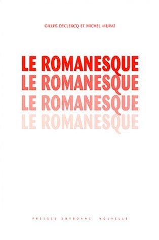 Cover for Le romanesque