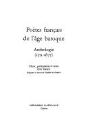 Cover for Poètes français de l'âge baroque