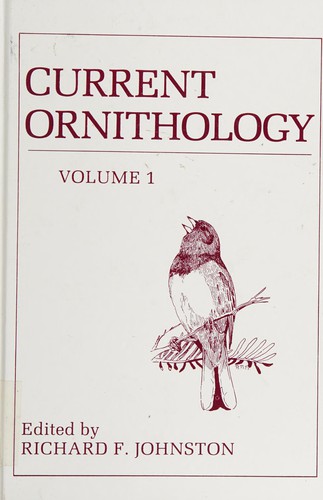 Cover for Current Ornithology