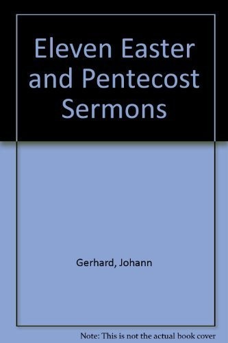 Cover for Eleven Easter and Pentecost Sermons