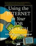 Cover for Using the Internet in your job search