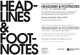 Cover for Headlines & Footnotes