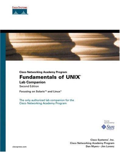 Cover for Fundamentals of UNIX Lab Companion (Cisco Networking Academy Program) (2nd Edition) (Lab Companion)