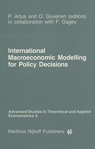 Cover for International Macroeconomic Modelling for Policy Decisions